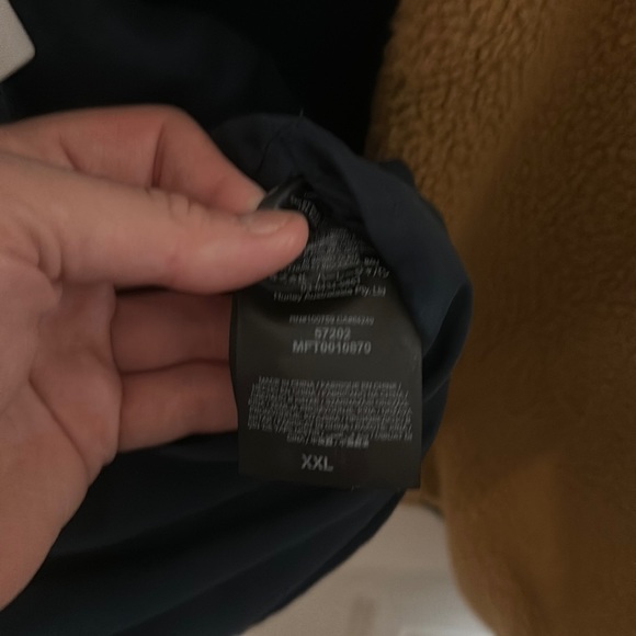 HURLEY BOULDER REVERSIBLE BURRRITO ZIP JACKET: BLUE/BROWN: NWT: SIZE XXL - Picture 5 of 5